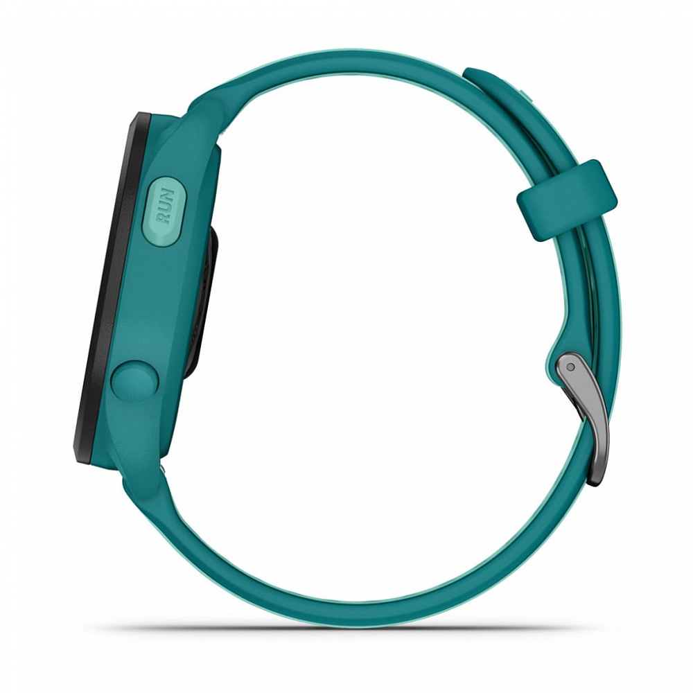 Умные часы Garmin Forerunner 165 Music (010-02863-32) 43 мм, изумрудный (Turquoise/Aqua)