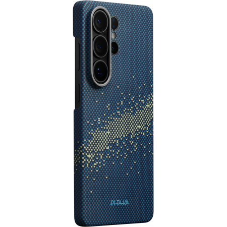 Чехол Pitaka Ultra-Slim Case для Samsung Galaxy S26 Ultra, синий (Milky way galaxy)