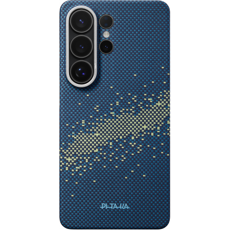 Чехол Pitaka Ultra-Slim Case для Samsung Galaxy S26 Ultra, синий (Milky way galaxy)