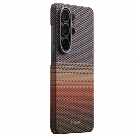 Чехол Pitaka Ultra-Slim Case для Samsung Galaxy S26 Ultra, коричневый (Sunset)