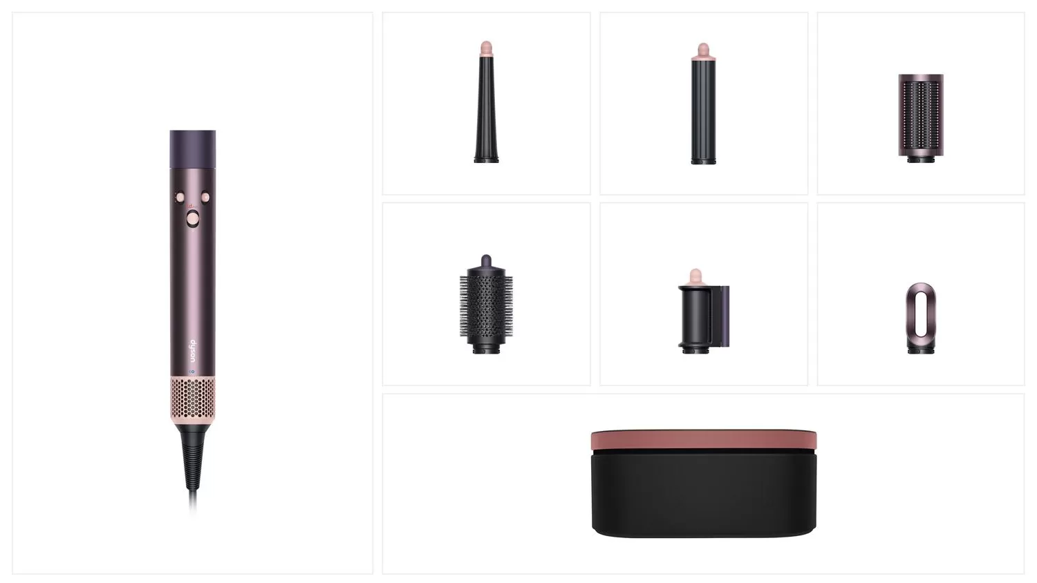 Стайлер Dyson Airwrap i.d. Long HS08 Straight+Wavy, сливовый (Jasper Plum) (2025)