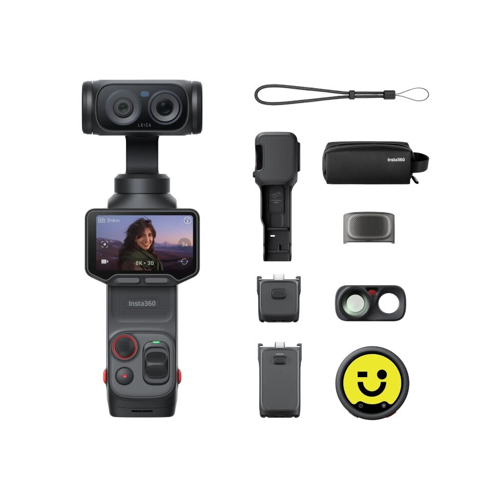 Экшн-камера Insta 360 Luna Ultra Creator Bundle, чёрный (Cosmic Black)