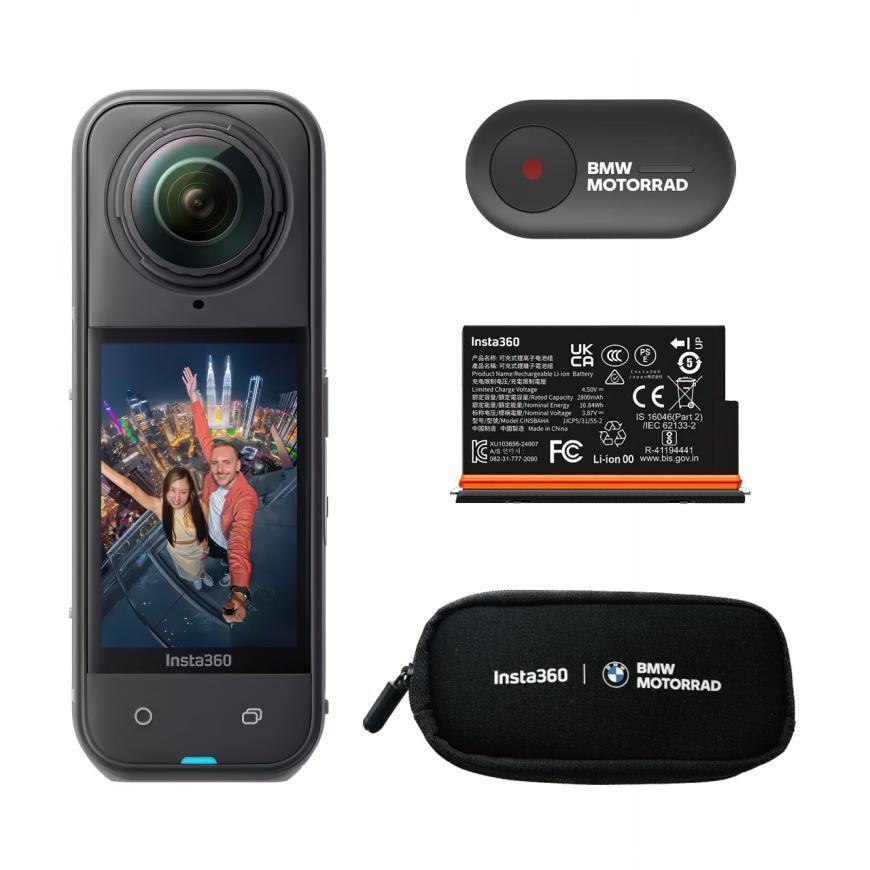Экшн-камера Insta 360 X5 BMW Motorrad Edition, чёрный (Black)