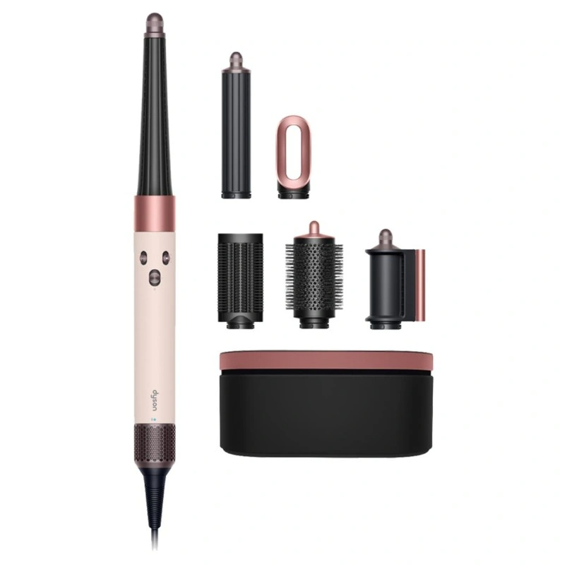 Стайлер Dyson Airwrap i.d. Long HS08 Straight+Wavy, розовый/розовое золото (Ceramic pink/Rose gold) (2025)