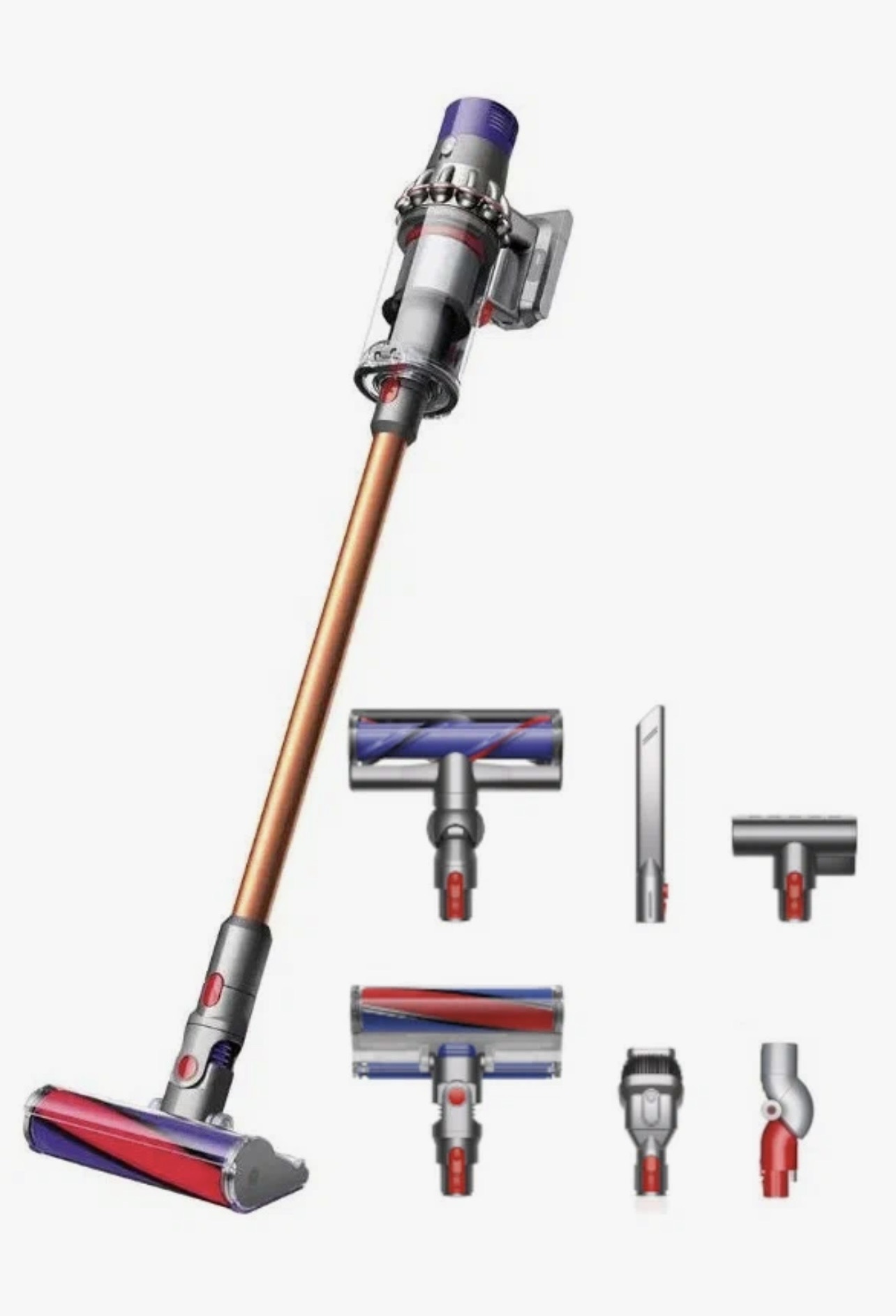 Пылесос Dyson V10 Cyclone Absolute SV27, никель/медь (Nickel/Copper) (2021)