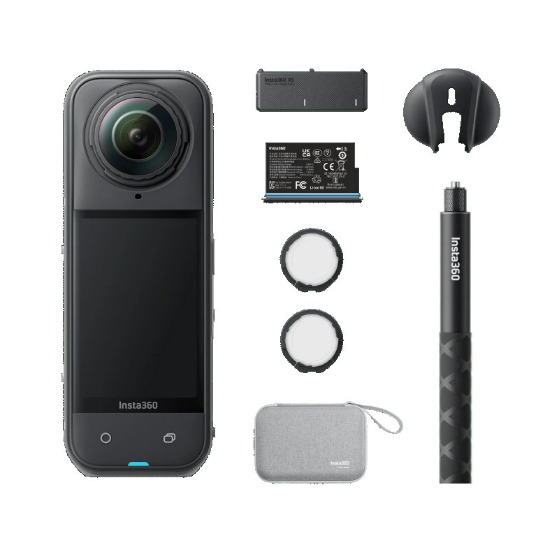 Экшн-камера Insta 360 X5 Essentials Bundle, чёрный (Black)