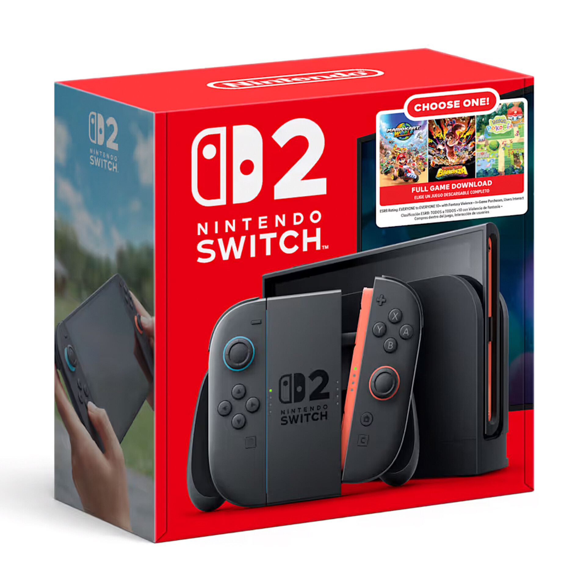 Игровая приставка Nintendo Switch 2: Choose Your Game Bundle, чёрный (Black)