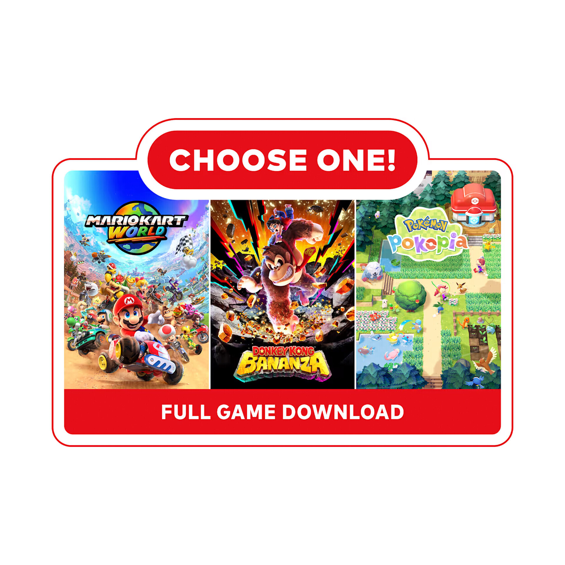 Игровая приставка Nintendo Switch 2: Choose Your Game Bundle, чёрный (Black)