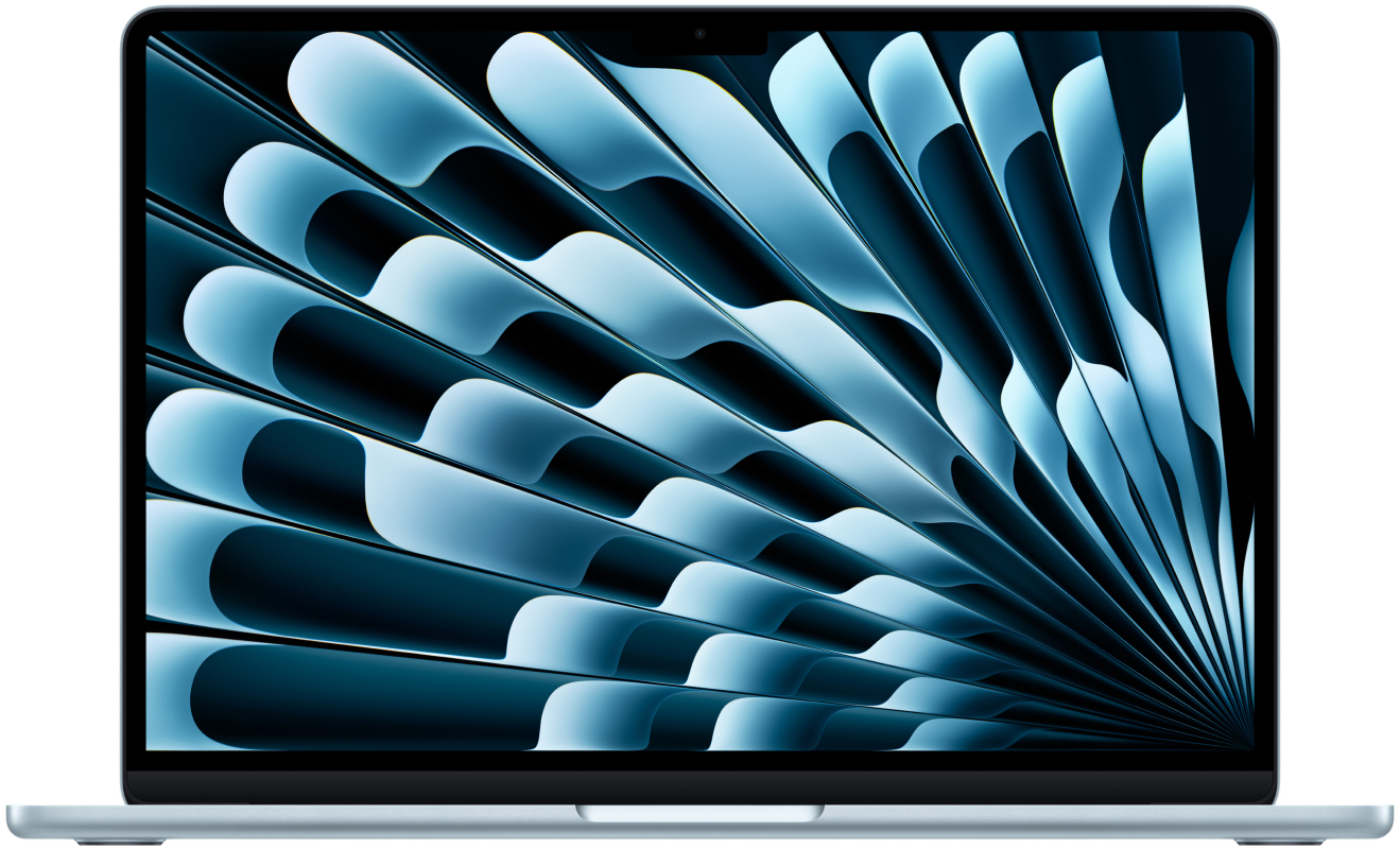 Ноутбук Apple MacBook Air 13" (M4, 10C CPU, 10C GPU, 16Gb, 512Gb SSD), "небесно-голубой" (MC6U4)