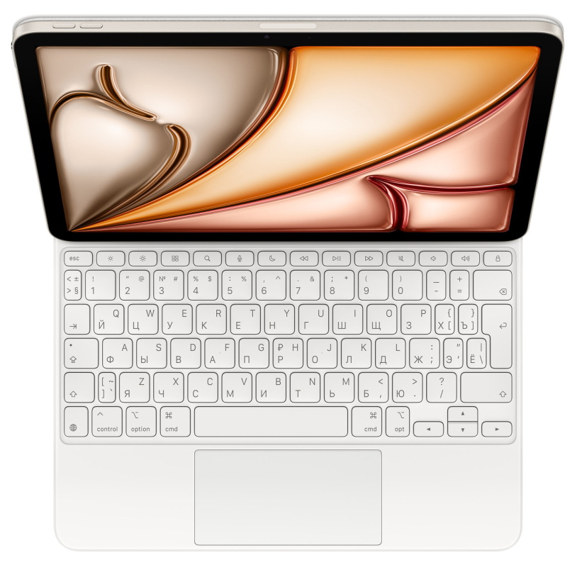 Клавиатура Apple Magic Keyboard для iPad Air 13" (М3/M4), белый (MDFW4)