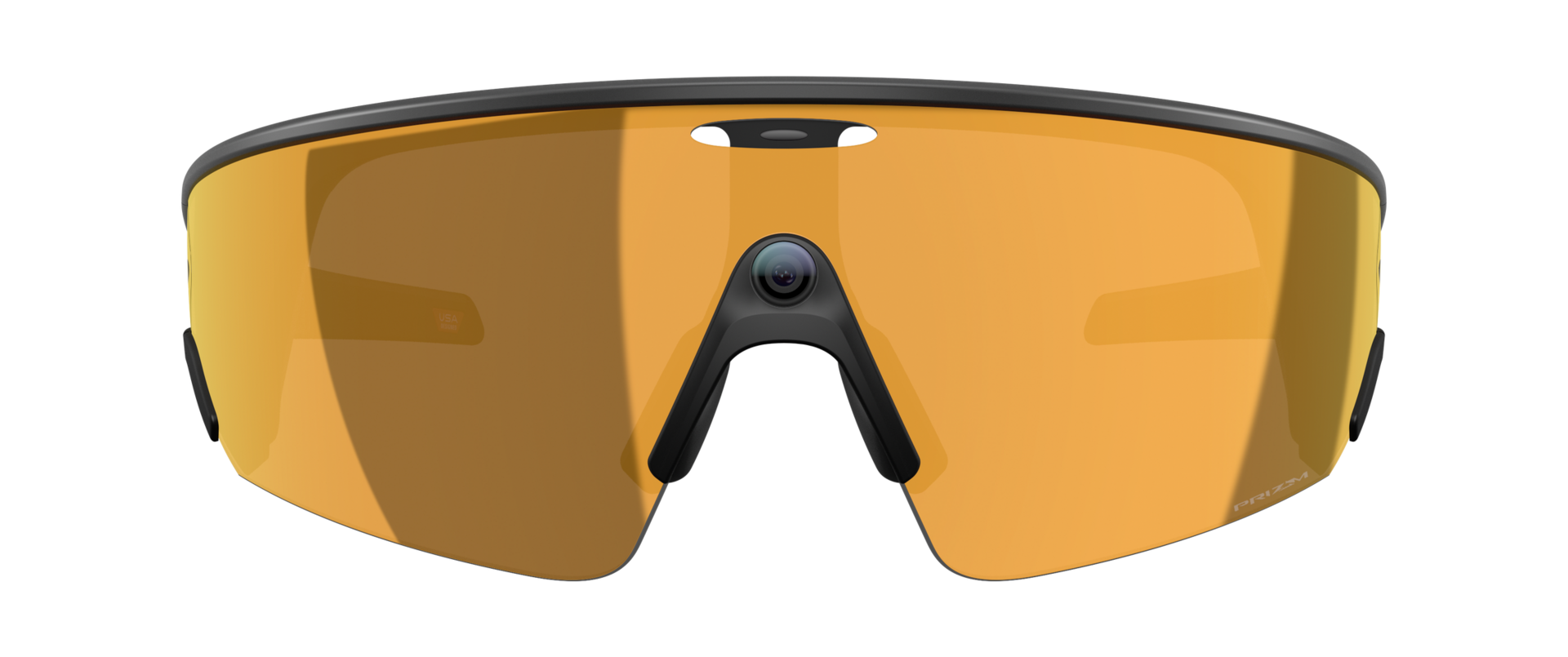 Умные очки Oakley Meta Vanguard OW8001 (чёрная оправа, линзы жёлтые) Prizm 24K