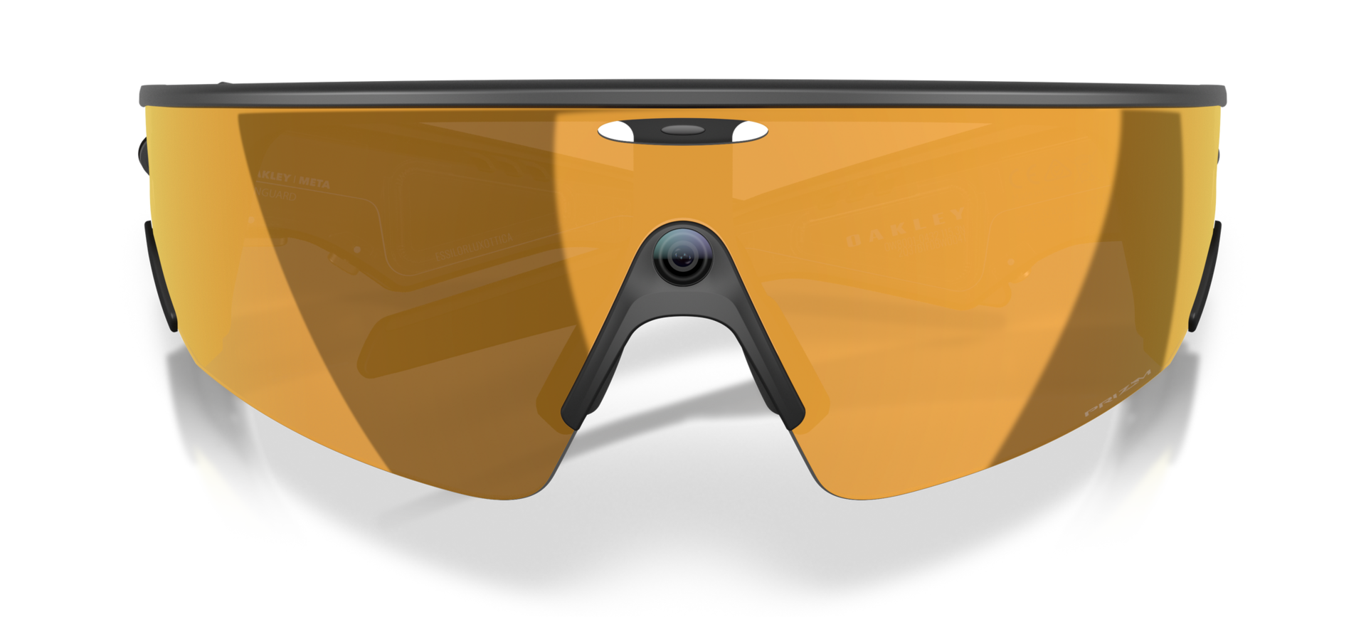 Умные очки Oakley Meta Vanguard OW8001 (чёрная оправа, линзы жёлтые) Prizm 24K