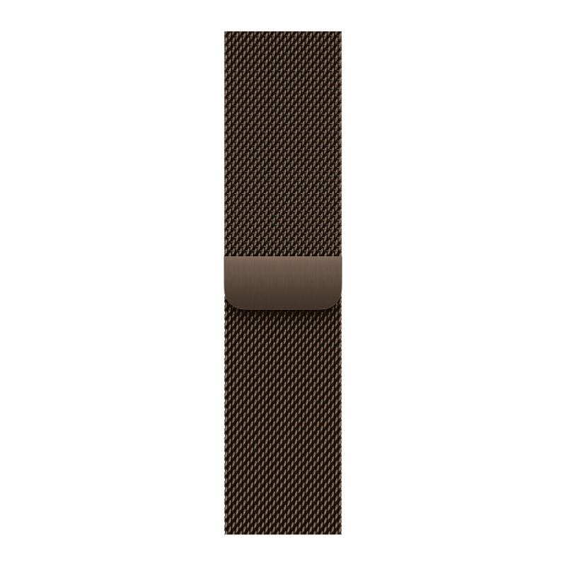Часы Apple Watch Series 12 (2026), 42 мм, корпус из алюминия цвета «Dark Bronze», ремешок Titanium Milanese Loop цвета «Dark Bronze», бронзовый