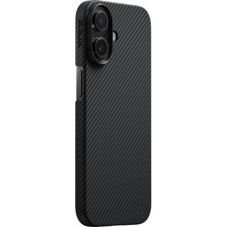 Чехол Pitaka Ultra-Slim Case для Apple iPhone 17, чёрный (Black)