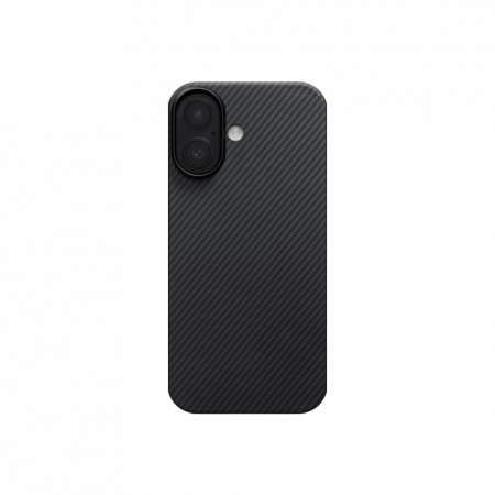 Чехол Pitaka Ultra-Slim Case для Apple iPhone 17, чёрный (Black)