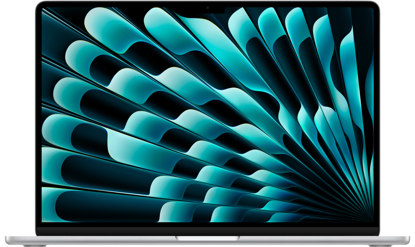 Ноутбук Apple MacBook Air 15" (M4, 10C CPU, 10C GPU, 16Gb, 256Gb SSD), серебристый (MW1G3)