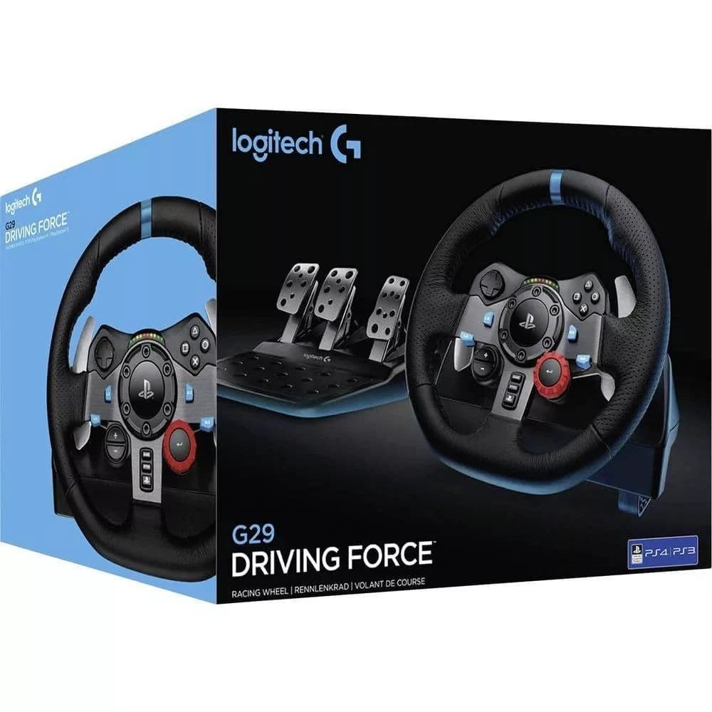 Руль Logitech G29 Driving Force Racing, чёрный (Black)
