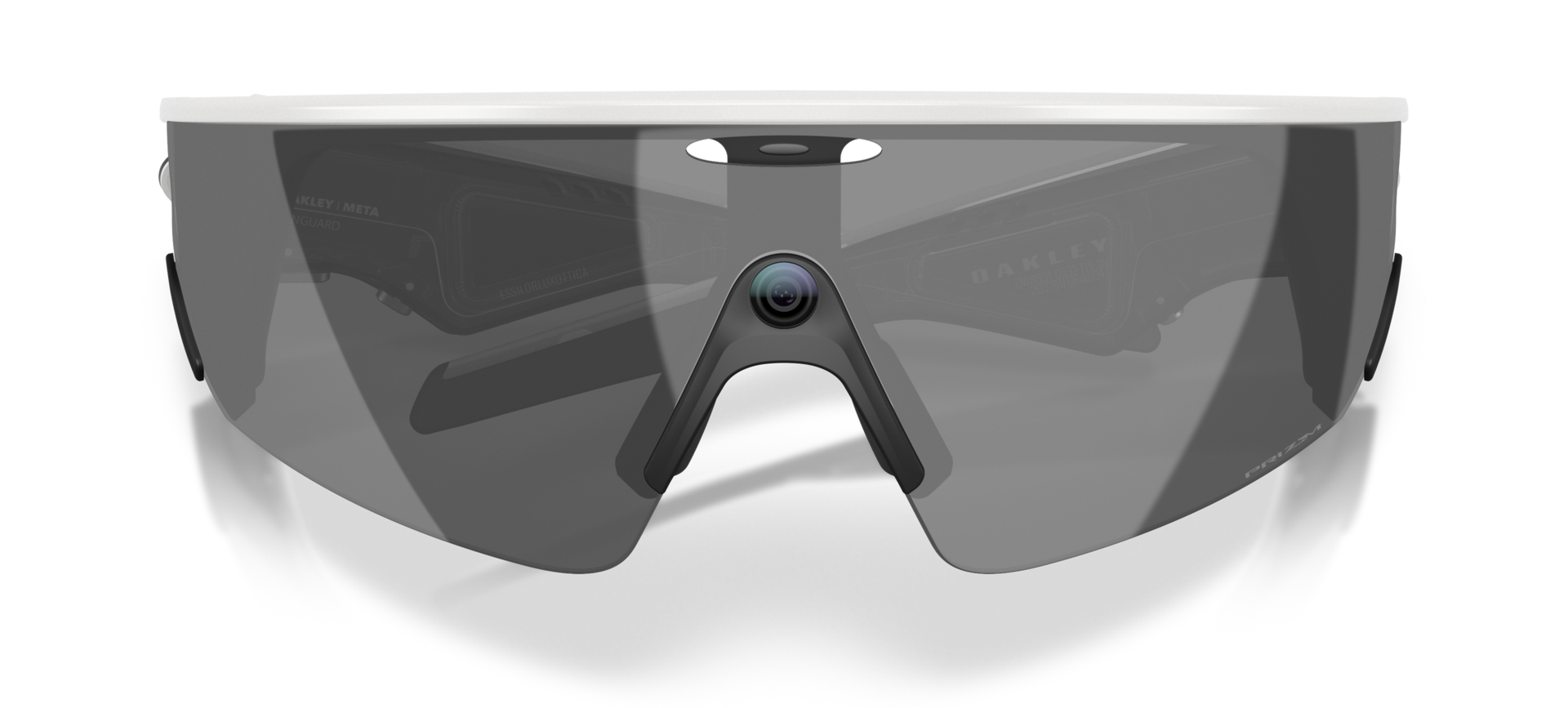 Умные очки Oakley Meta Vanguard OW8001 (белая оправа, линзы чёрные) Prizm Black