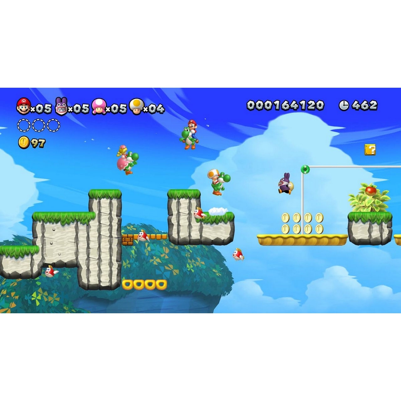 Игра New Super Mario Bros. U Deluxe (Nintendo Switch, русские субтитры)