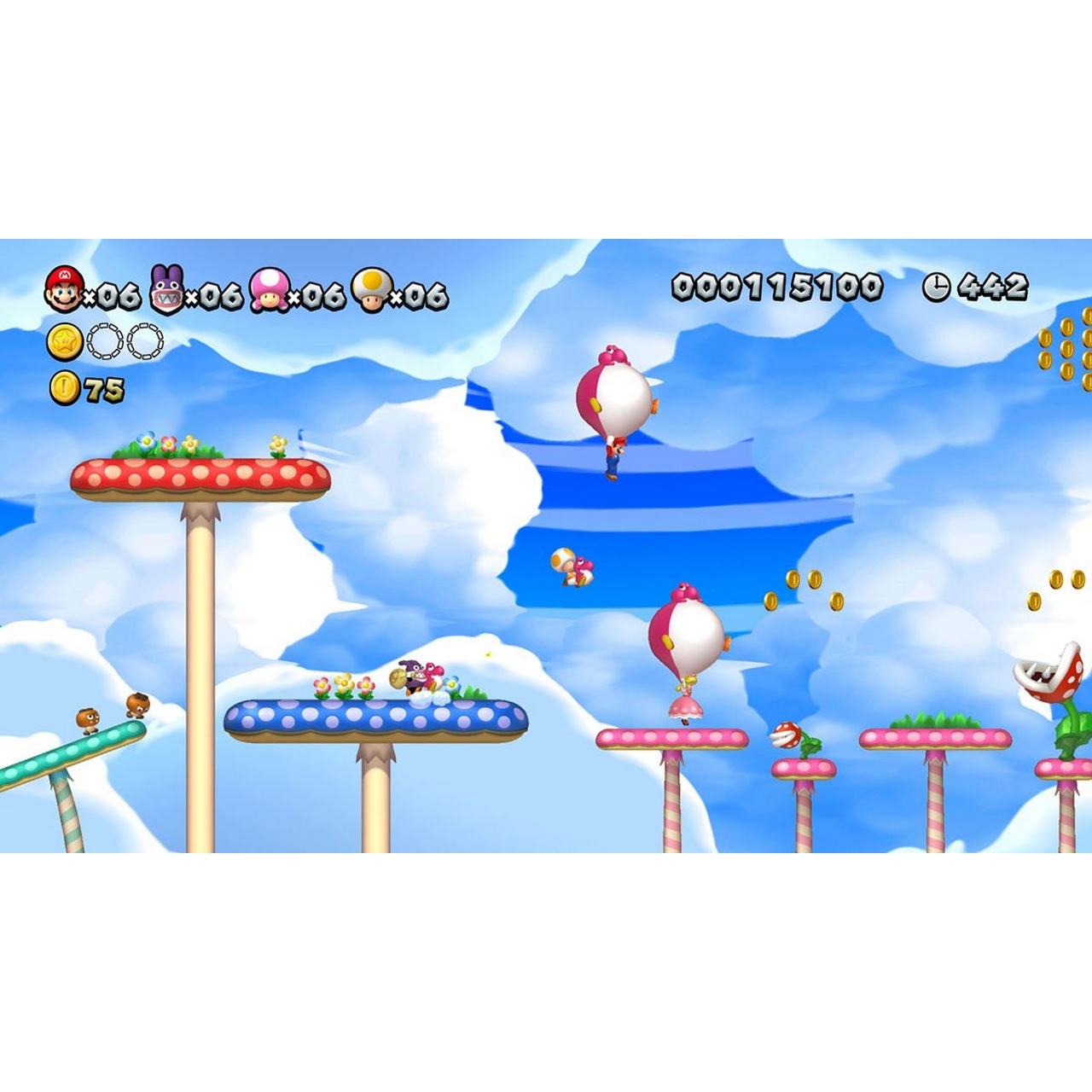 Игра New Super Mario Bros. U Deluxe (Nintendo Switch, русские субтитры)