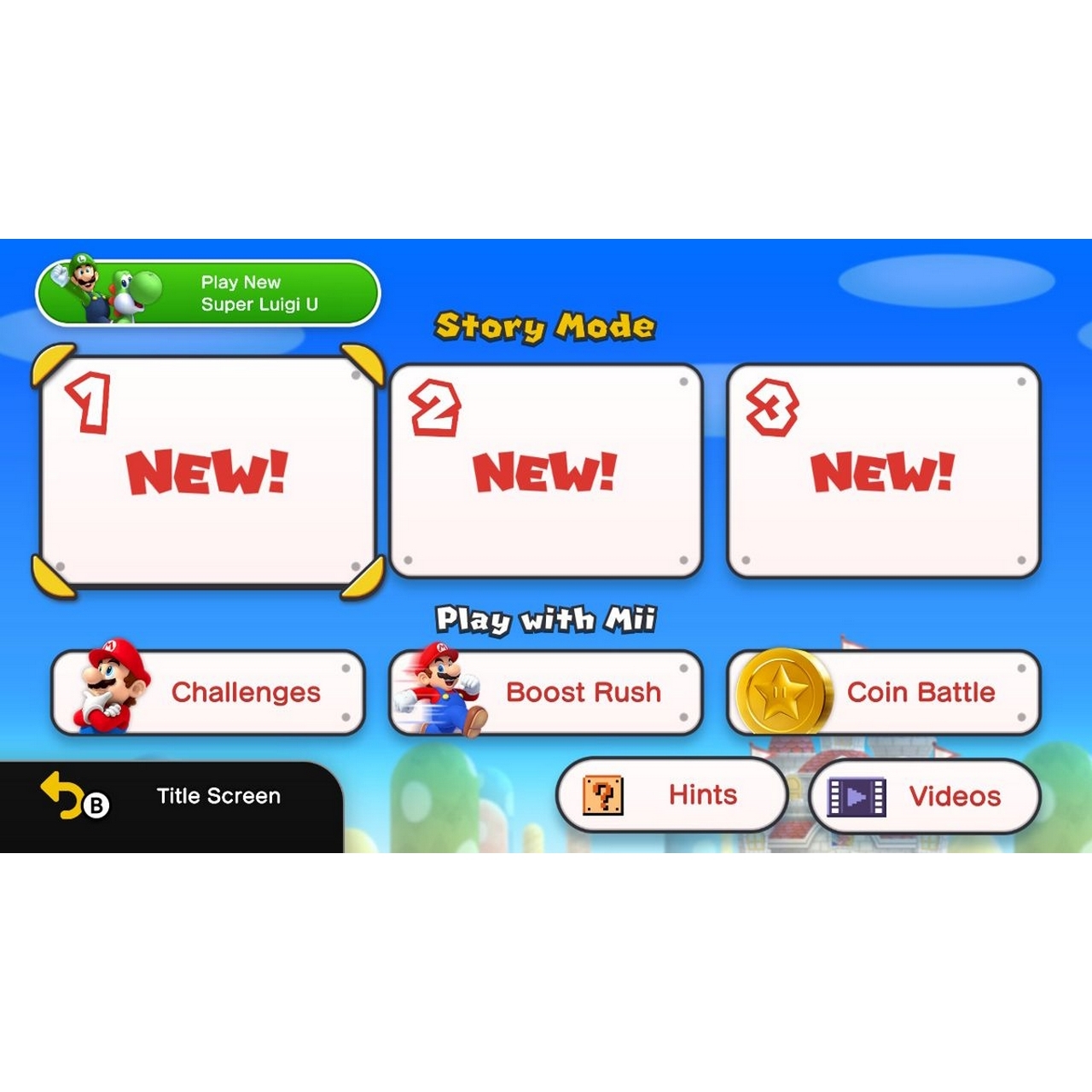 Игра New Super Mario Bros. U Deluxe (Nintendo Switch, русские субтитры)