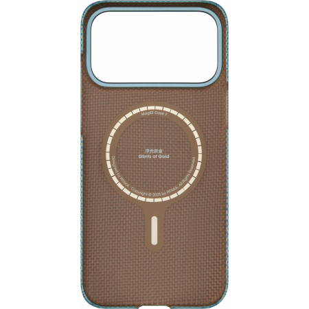 Чехол Pitaka Ultra-Slim Case для Apple iPhone 17 Pro Max, бело-синий (Lucid Blue)