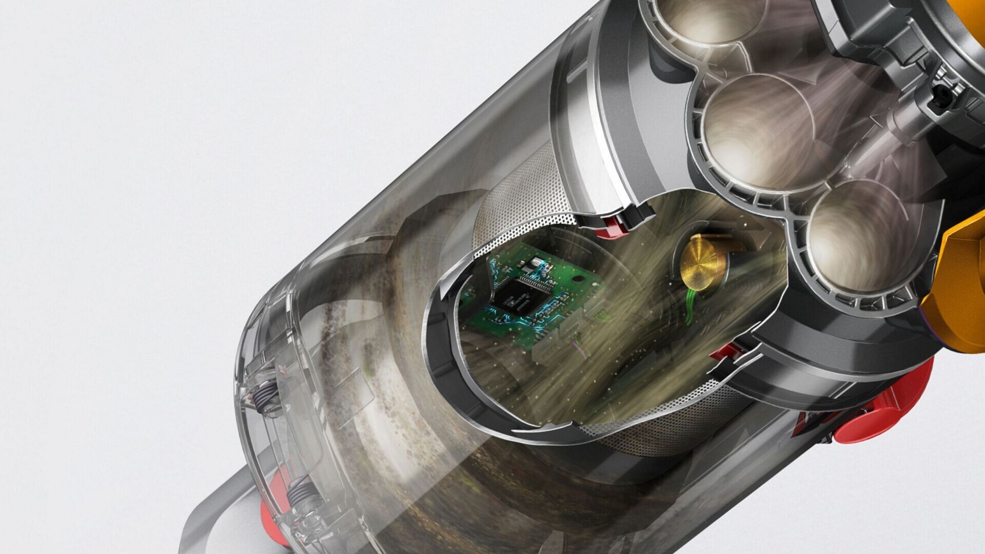 Моющий пылесос Dyson V12S Detect Slim Submarine Complete SV46, жёлтый/никель (Yellow/Nickel) (2026)