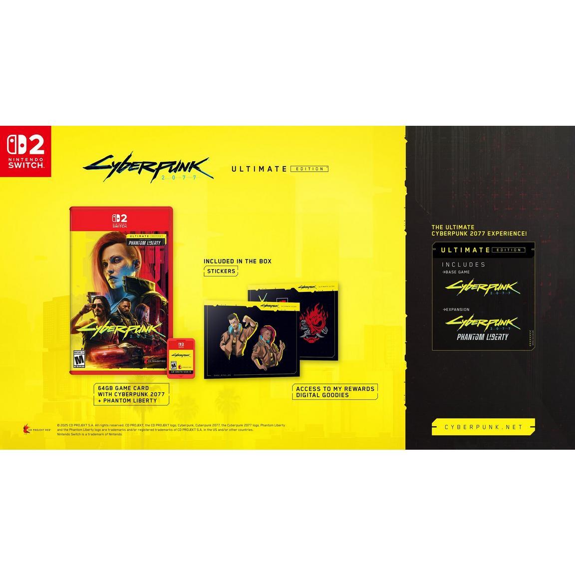 Игра Cyberpunk 2077 Ultimate Edition (Nintendo Switch 2, полностью на русском)