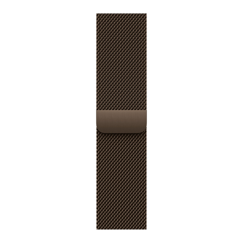Часы Apple Watch Series 12 (2026), 46 мм, корпус из алюминия цвета «Dark Bronze», ремешок Titanium Milanese Loop цвета «Dark Bronze», бронзовый
