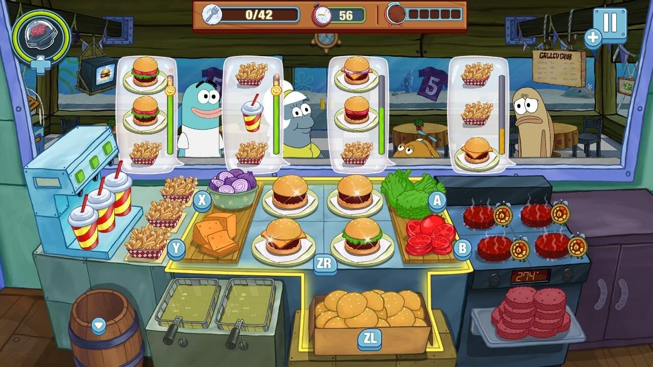 Игра SpongeBob: Krusty Cook-Off. Extra Krusty Edition (Nintendo Switch, русские субтитры)