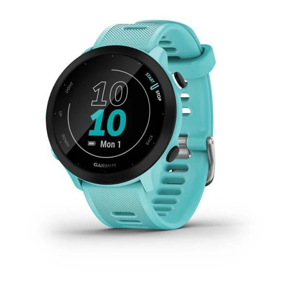 Умные часы Garmin Forerunner 55 (010-02562-12) 42 мм, голубой (Aqua)