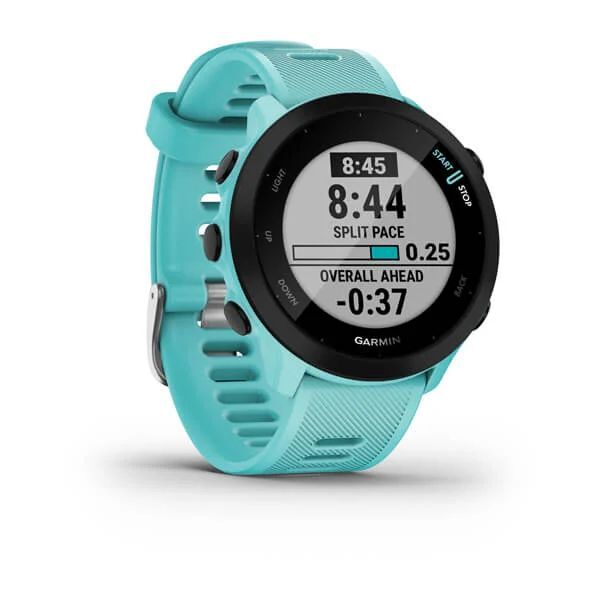Умные часы Garmin Forerunner 55 (010-02562-12) 42 мм, голубой (Aqua)