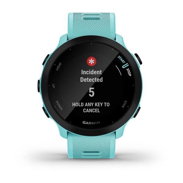 Умные часы Garmin Forerunner 55 (010-02562-12) 42 мм, голубой (Aqua)
