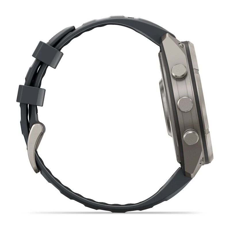 Умные часы Garmin FENIX 9 Pro (010-04336-26) 47 мм, Amoled, Titanium with Graphite/Black Silicone Band