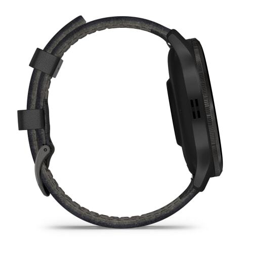 Умные часы Garmin Venu 3 (010-02784-52) 45 мм, чёрный с кожаным ремешком (Slate + Leather)