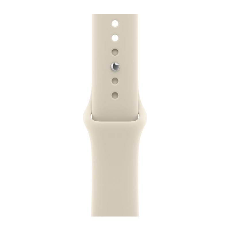 Часы Apple Watch Series 12 (2026), 42 мм, корпус из алюминия цвета «Light Gold», ремешок Sport Band цвета «Sand», песочный