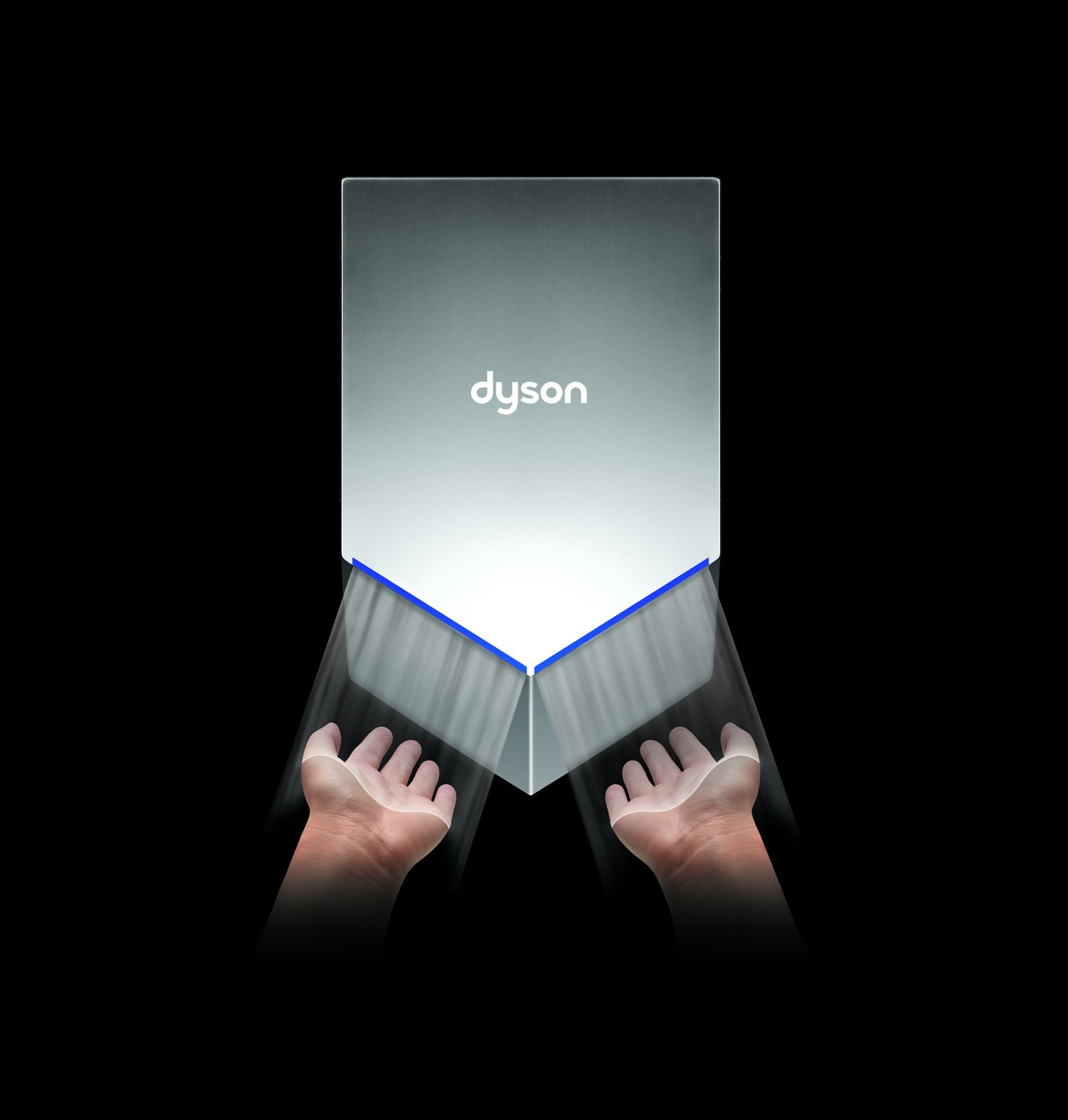 Сушилка для рук Dyson Airblade HU02, никель (Nickel)
