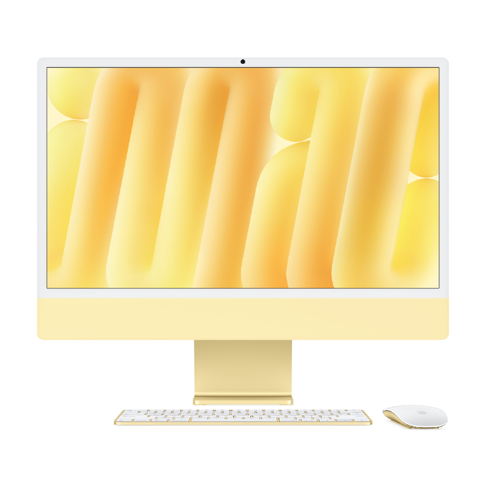 Моноблок Apple iMac 24" Retina 4,5K (M4, 10C CPU, 10C GPU, 16Gb, 1tb SSD), жёлтый (Z1EL000DS)