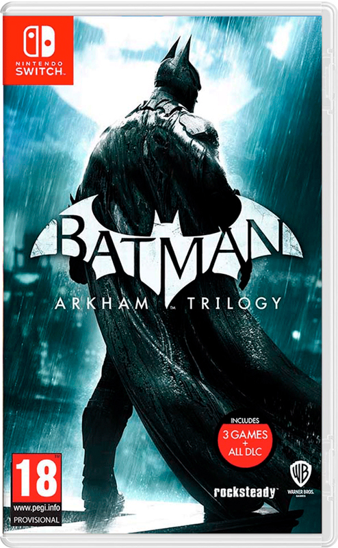 Игра Batman: Arkham Trilogy (Nintendo Switch, русские субтитры)