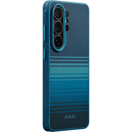 Чехол Pitaka Aramid UltraGuard Case для Samsung Galaxy S26 Ultra, голубой (Moonrise)