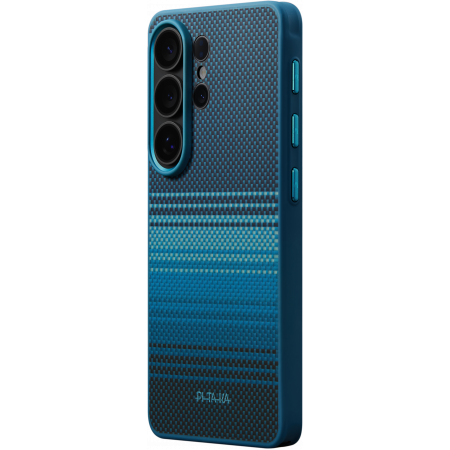 Чехол Pitaka Aramid UltraGuard Case для Samsung Galaxy S26 Ultra, голубой (Moonrise)