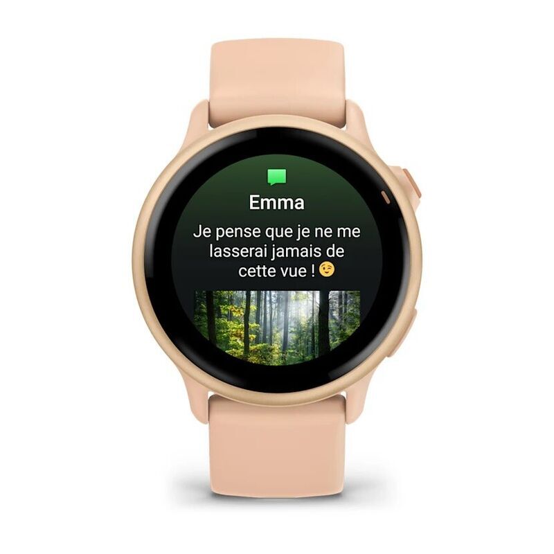 Умные часы Garmin Vivoactive 6 (010-02985-03), розовый (Pink Dawn)