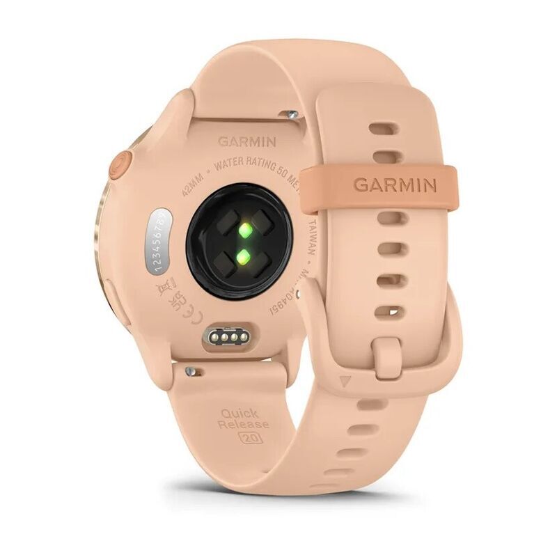 Умные часы Garmin Vivoactive 6 (010-02985-03), розовый (Pink Dawn)