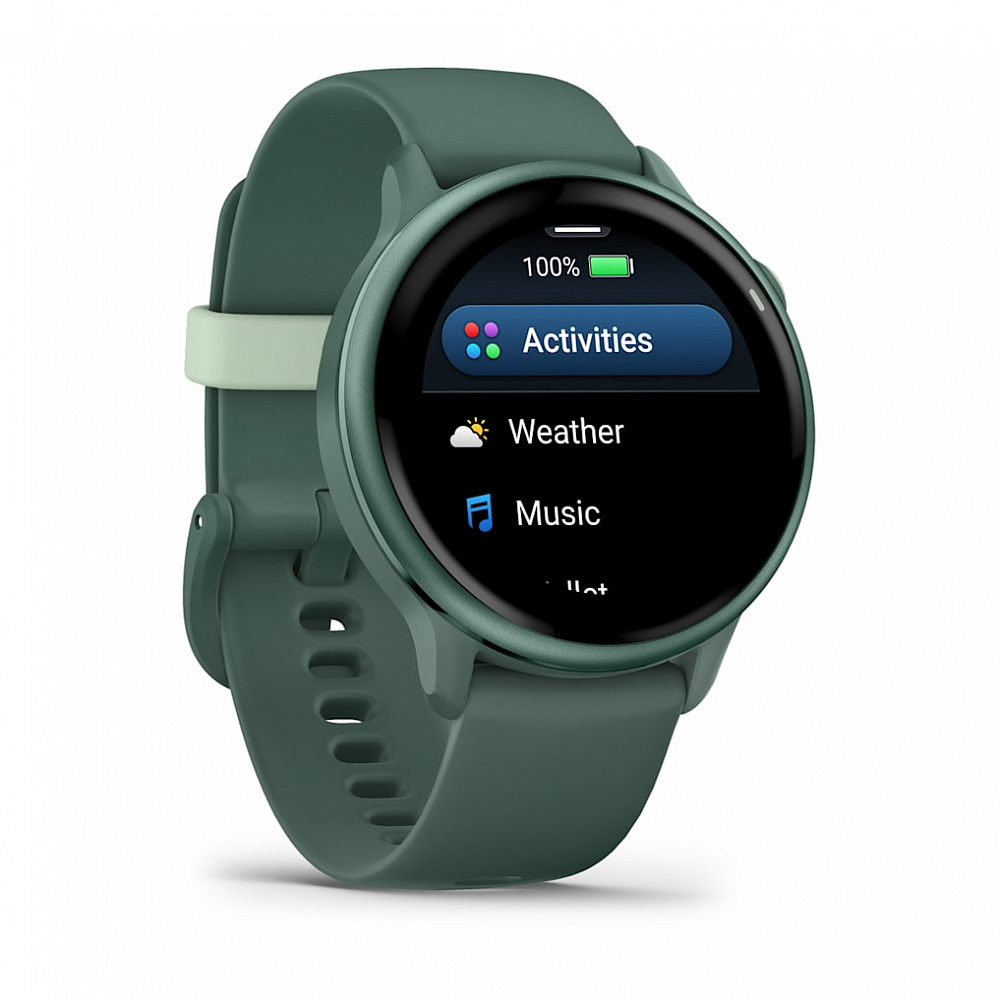 Умные часы Garmin Vivoactive 6 (010-02985-02), яшмовый (Jasper Green)
