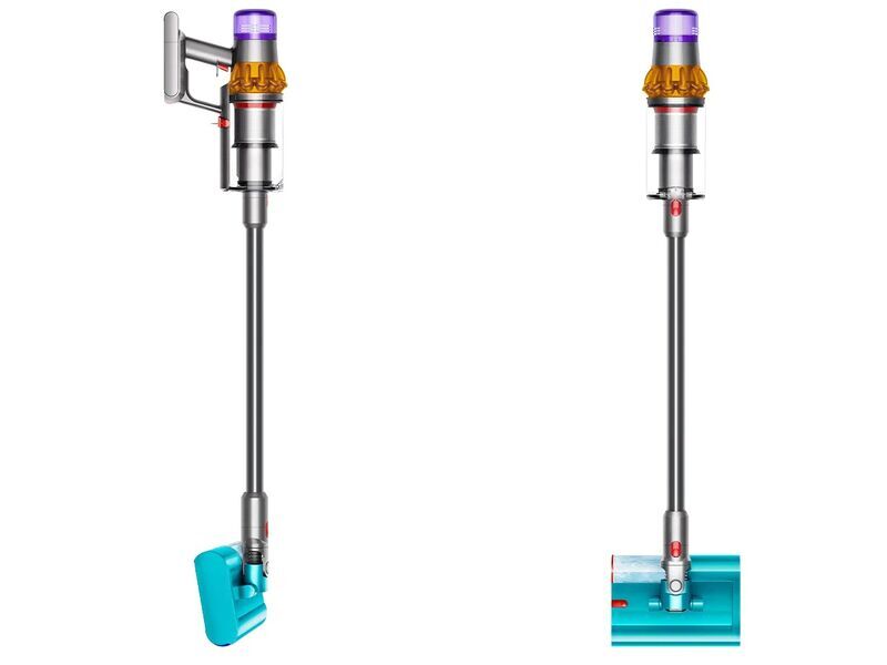 Моющий пылесос Dyson V15S Detect Submarine SV47, жёлтый/никель (Yellow/Nickel) (2023)