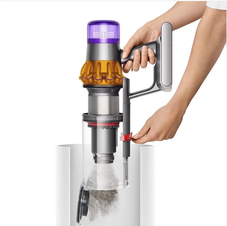 Моющий пылесос Dyson V15S Detect Submarine SV47, жёлтый/никель (Yellow/Nickel) (2023)