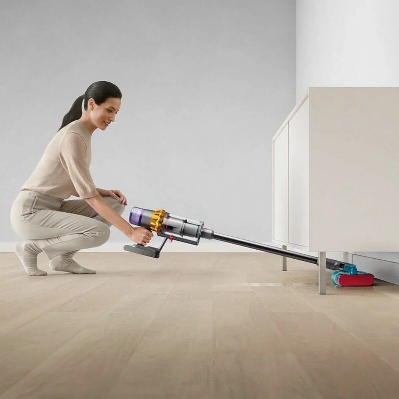 Моющий пылесос Dyson V15S Detect Submarine SV47, жёлтый/никель (Yellow/Nickel) (2023)