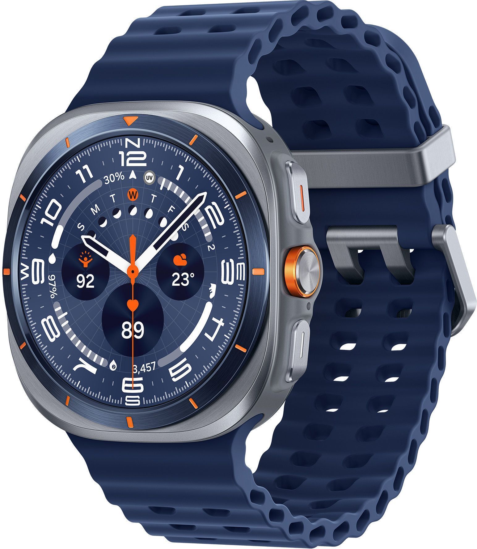 Умные часы Samsung Galaxy Watch Ultra 2025 LTE 47мм, синий титан (Titanium Blue)
