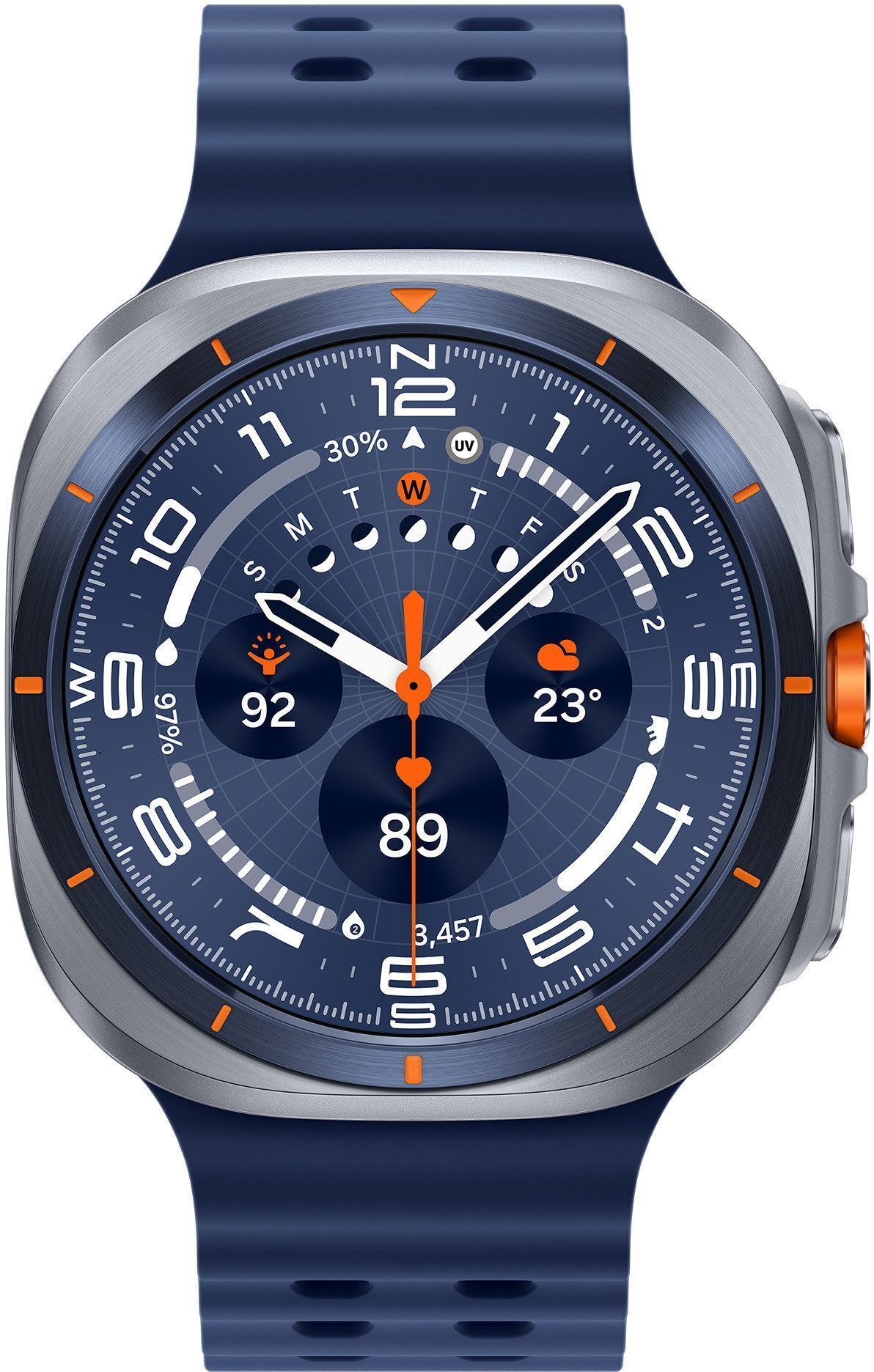 Умные часы Samsung Galaxy Watch Ultra 2025 LTE 47мм, синий титан (Titanium Blue)