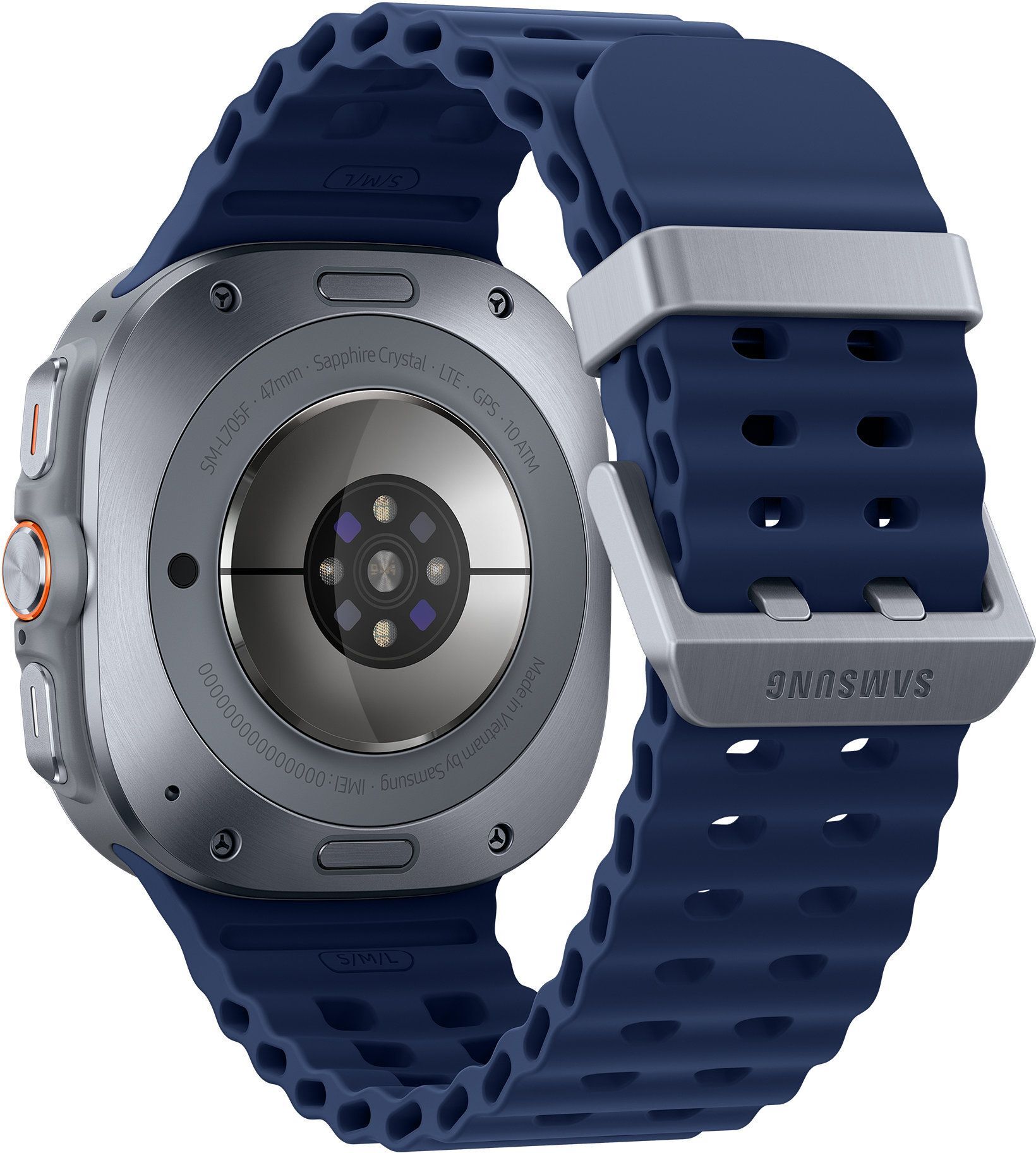 Умные часы Samsung Galaxy Watch Ultra 2025 LTE 47мм, синий титан (Titanium Blue)